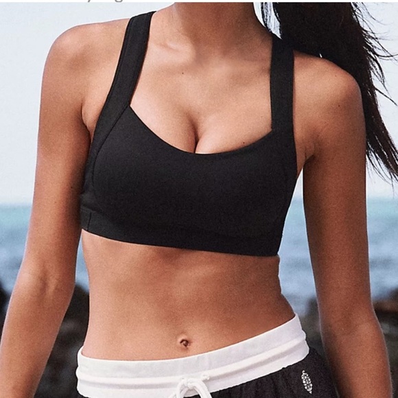 NWT Free People Movement Make A Move Bra black FP - Picture 2 of 5